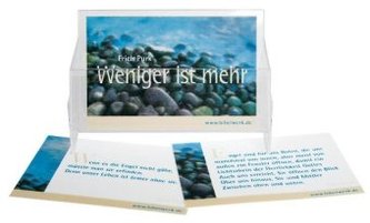 Weniger ist mehr, Karten in Kst-Kästchen