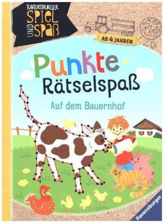 Punkte-Rätselspaß: Auf dem Bauernhof