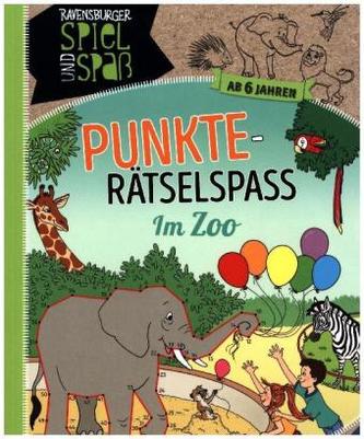 Punkte-Rätselspaß: Im Zoo