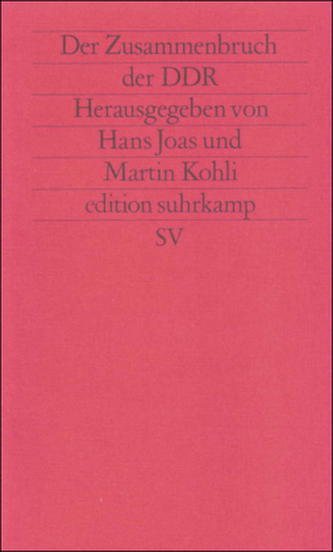 Der Zusammenbruch der DDR