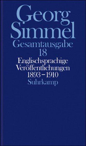 Englischsprachige Veröffentlichungen 1893-1910
