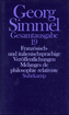 Französisch- und italienischsprachige Veröffentlichungen. Melanges de philosophie relativiste