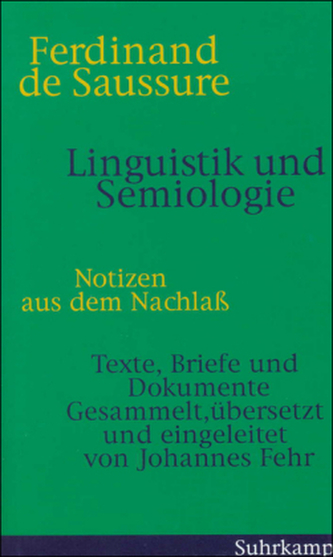 Linguistik und Semiologie