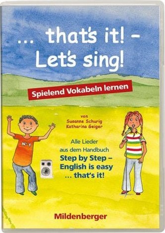 that's it! - Let's sing!, 1 Audio-CD