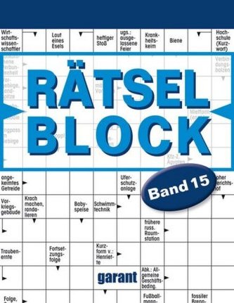 Rätselblock. Bd.15