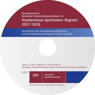 Krankenhaus-Apotheken-Register 2017/2018, CD-ROM