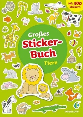 Großes Sticker-Buch Tiere