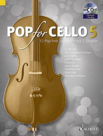 Pop For Cello, 1-2 Violoncelli, m. Audio-CD. Bd.5