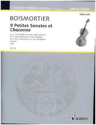 9 Petites Sonates et Chaconne op. 66, 2 Violoncelli (Fagotte, Viole da gamba), Spielpartitur