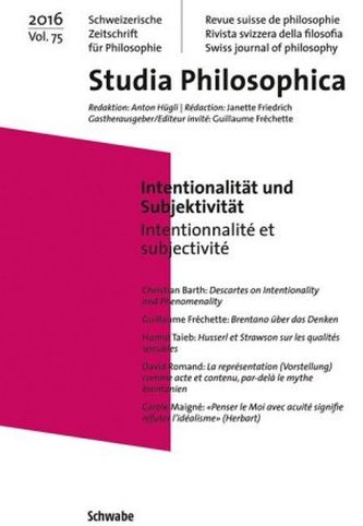 Intentionalität und Subjektivität