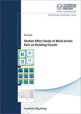 Shelter effect study of wind-driven rain on building facade