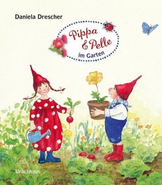 Pippa und Pelle im Garten
