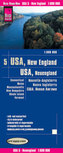 World Mapping Project Reise Know-How Landkarte USA, Neuengland / USA, New England