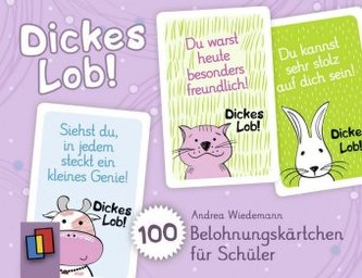 Dickes Lob! 100 Belohnungskärtchen für Schüler