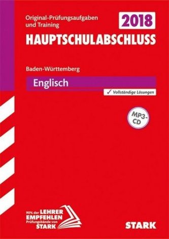 Hauptschule 2018 - Baden-Württemberg - Englisch, m. MP3-CD