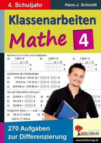 Klassenarbeiten individuell selbst zusammenstellen, 4. Schuljahr