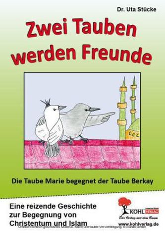 Zwei Tauben werden Freunde