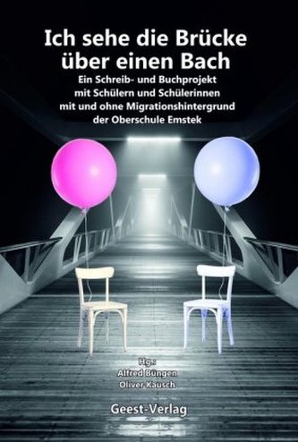 Ich sehe die Brücke über einen Bach