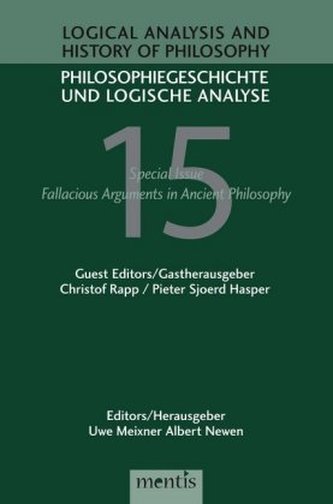 Logical Analysis and History of Philosophy / Philosophiegeschichte und logische Analyse / Fallacious Arguments in Ancient Philos