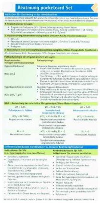 Beatmung pocketcard Set, Kartenfächer