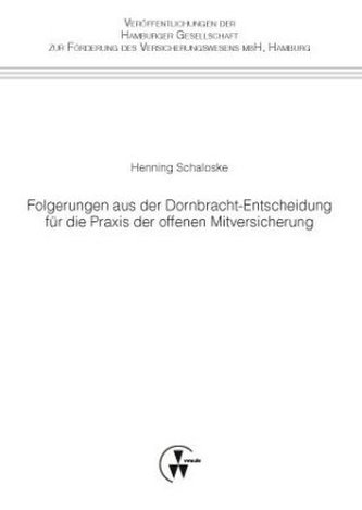 Folgerungen aus der Dornbracht-Entscheidung für die Praxis der offenen Mitversicherung
