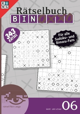 Binoxxo Rätselbuch. Bd.6