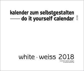 White - Weiss 2018 - Blanko Gross XL Format