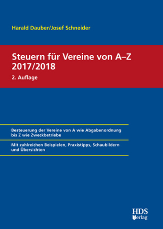 Steuern für Vereine von A-Z 2017/2018