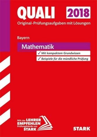Quali 2018 - Mittelschule Bayern - Mathematik
