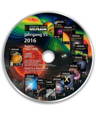 Sterne und Weltraum 2016, 1 CD-ROM