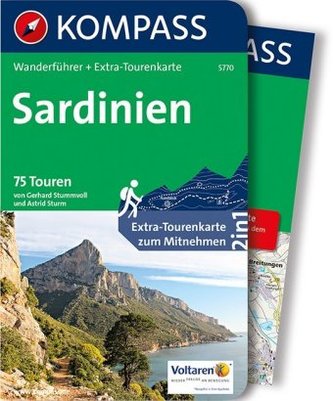 Kompass Wanderführer Sardinien, m. 1 Karte