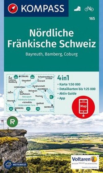 Kompass Karte Nördliche Fränkische Schweiz