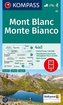 Kompass Karte Mont Blanc, Monte Bianco