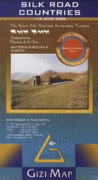 Gizi Map Ägypten, Geographical Map