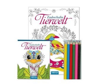 Zauberhafte Tierwelt, m. 6 Stiften