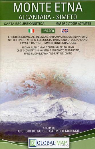 LAC Wanderkarte Monte Etna