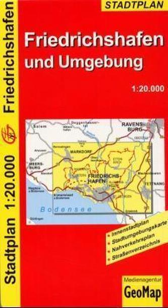 GeoMap Stadtplan Friedrichshafen und Umgebung