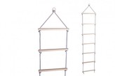 Provazový žebřík dřevěný 200cm 7 příček v krabici 21x48x11cm
