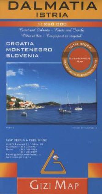 Gizi Map Kosovo, Geographical Map