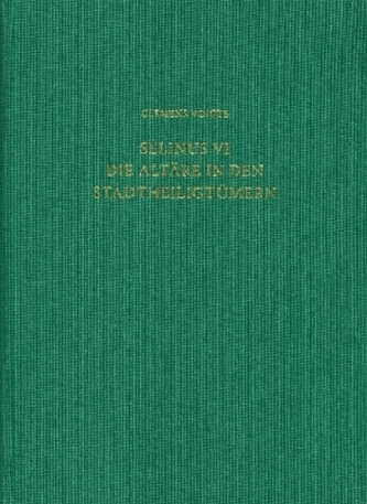 Selinus VI. Die Altäre in den Stadtheiligtümern