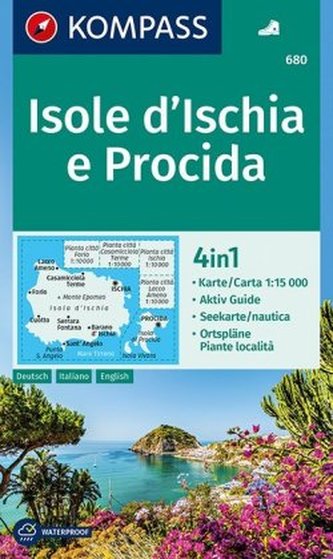 Kompass Karte Isole d' Ischia e Procida