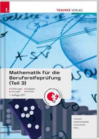Mathematik für die Berufsreifeprüfung. Tl.3