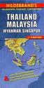 Hildebrand's Urlaubskarte Thailand, Malaysia, Myanmar, Singapur. Thailand, Malaysia, Myanmar, Singapore