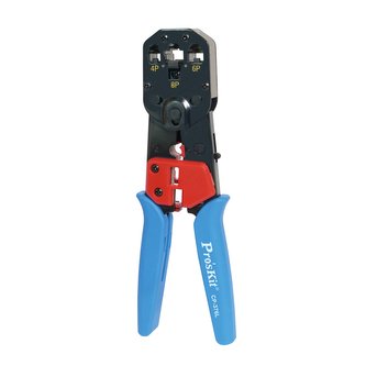 Krimpovací kleště pro konektory RJ11, RJ12 a RJ45  205 mm CP-376L