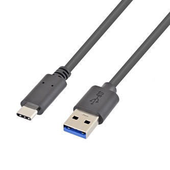 Propojovací kabel USB 3.0 A (M) / USB-C 3.1 (M), 2m, černý
