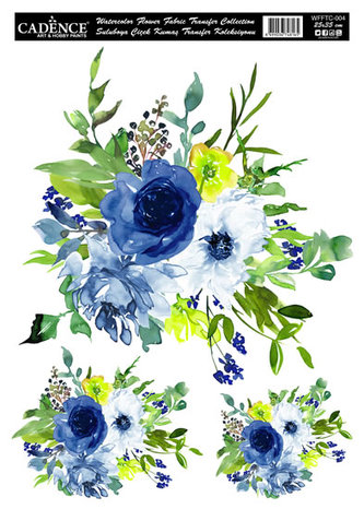 Nažehlovací nálepka Cadence - květiny 4 / 25x35 cm