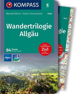 Wandertrilogie Allgäu, m. 1 Karte