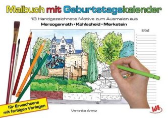 Malbuch mit Geburtstagskalender