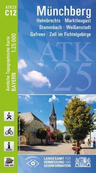 ATK25-C12 Münchberg (Amtliche Topographische Karte 1:25000)