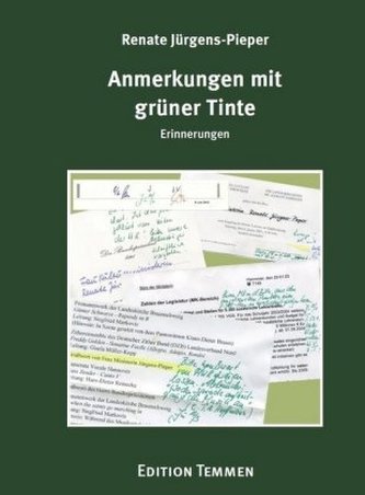 Anmerkungen mit grüner Tinte